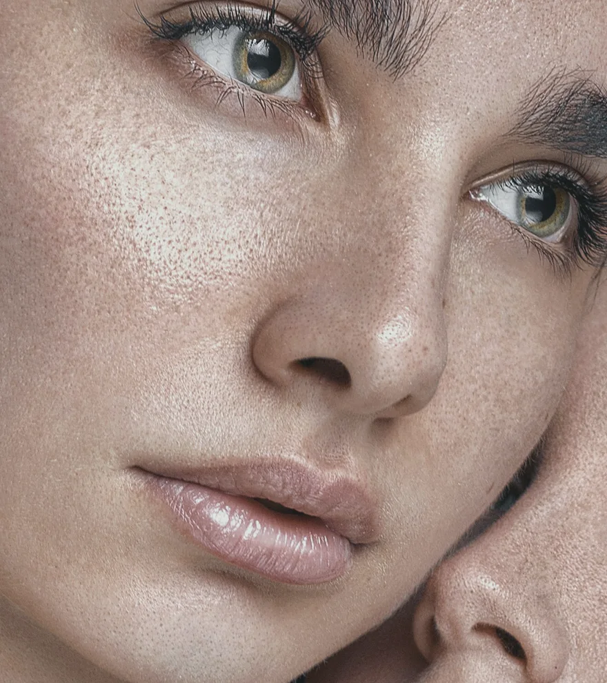 Exosomes Microneedling — illustration de texture de peau
